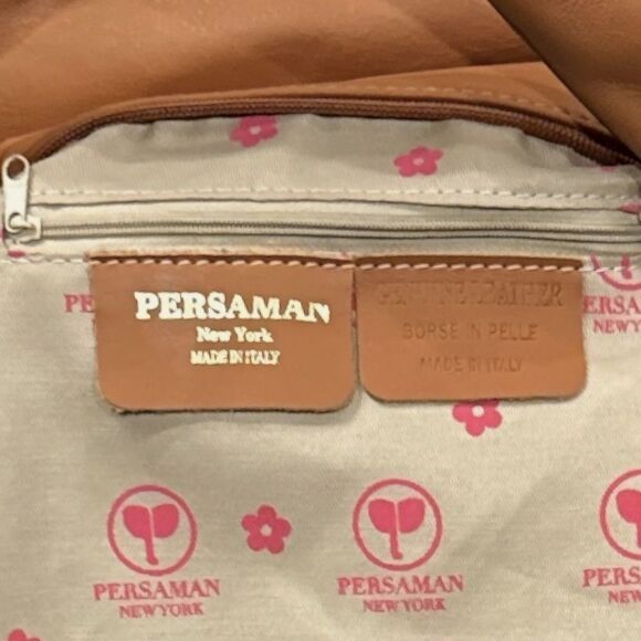 Persaman New York Louise Top Handle Leather Satchel - Picture 13 of 15